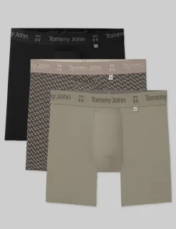 Air Mid-Length Boxer Brief 6" (3-Pack)