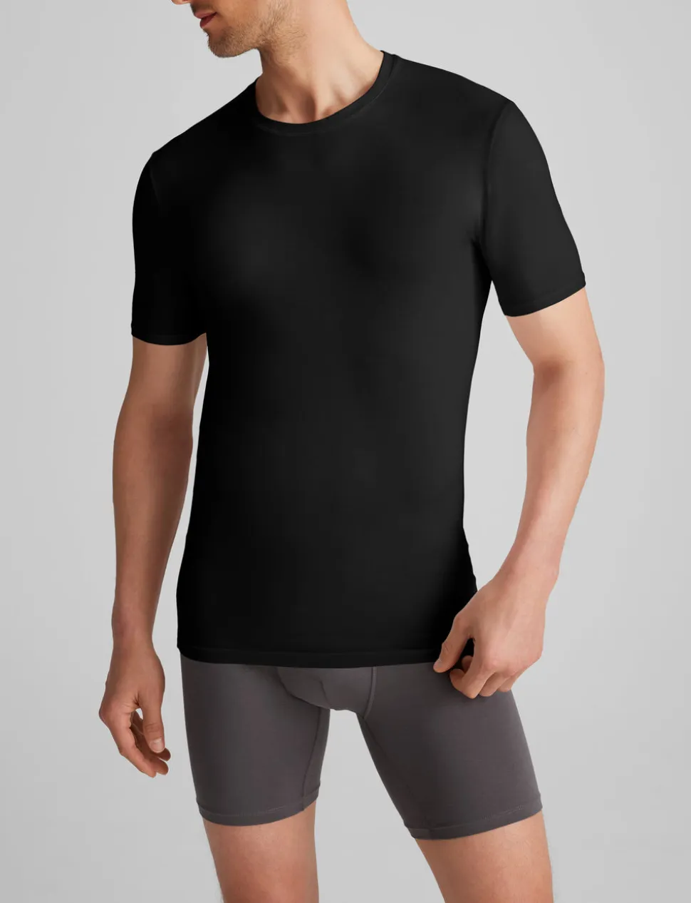 Cool Cotton Crew Neck Stay-Tucked Undershirt (6-Pack)