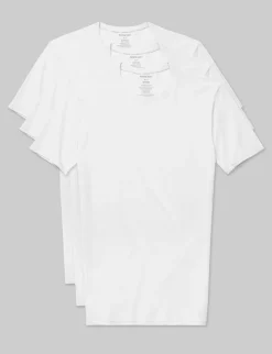 Cool Cotton Crew Neck Stay-Tucked Undershirt