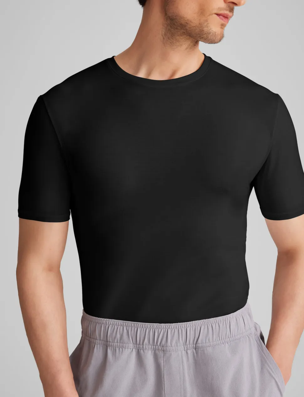 Cool Cotton Crew Neck Stay-Tucked Undershirt