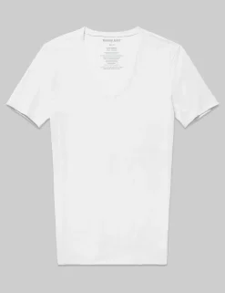 Cool Cotton Deep V-Neck Stay-Tucked Undershirt (6-Pack)