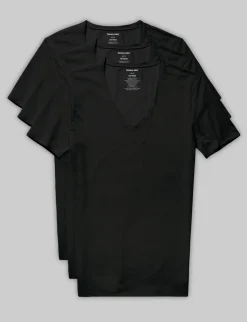 Cool Cotton Deep V-Neck Stay-Tucked Undershirt