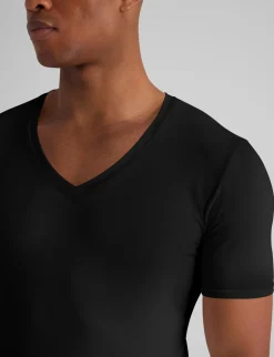 Cool Cotton Deep V-Neck Stay-Tucked Undershirt