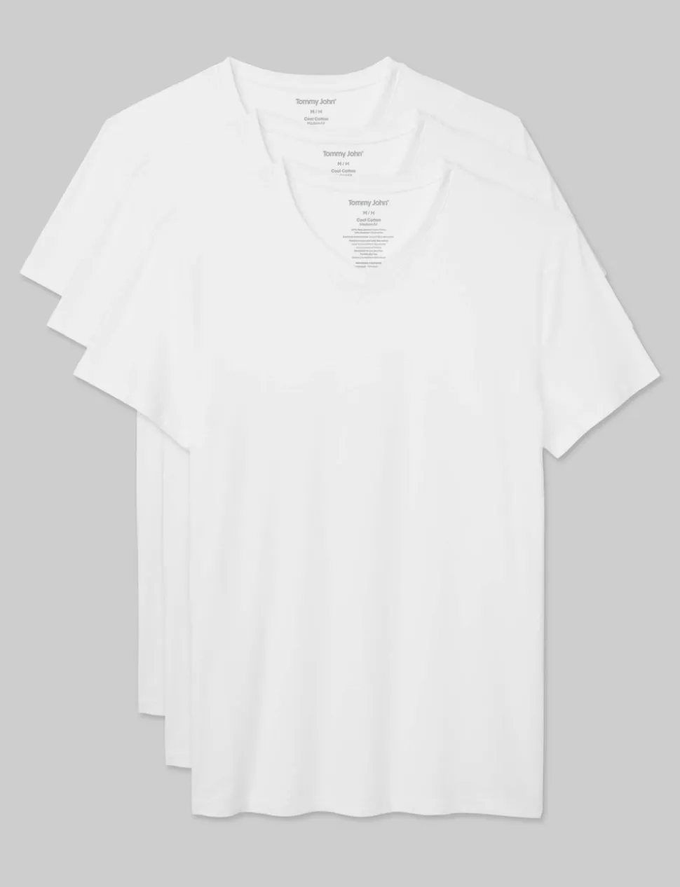 Cool Cotton High V-Neck Modern Fit Undershirt (6-Pack)