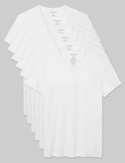 Cool Cotton High V-Neck Modern Fit Undershirt