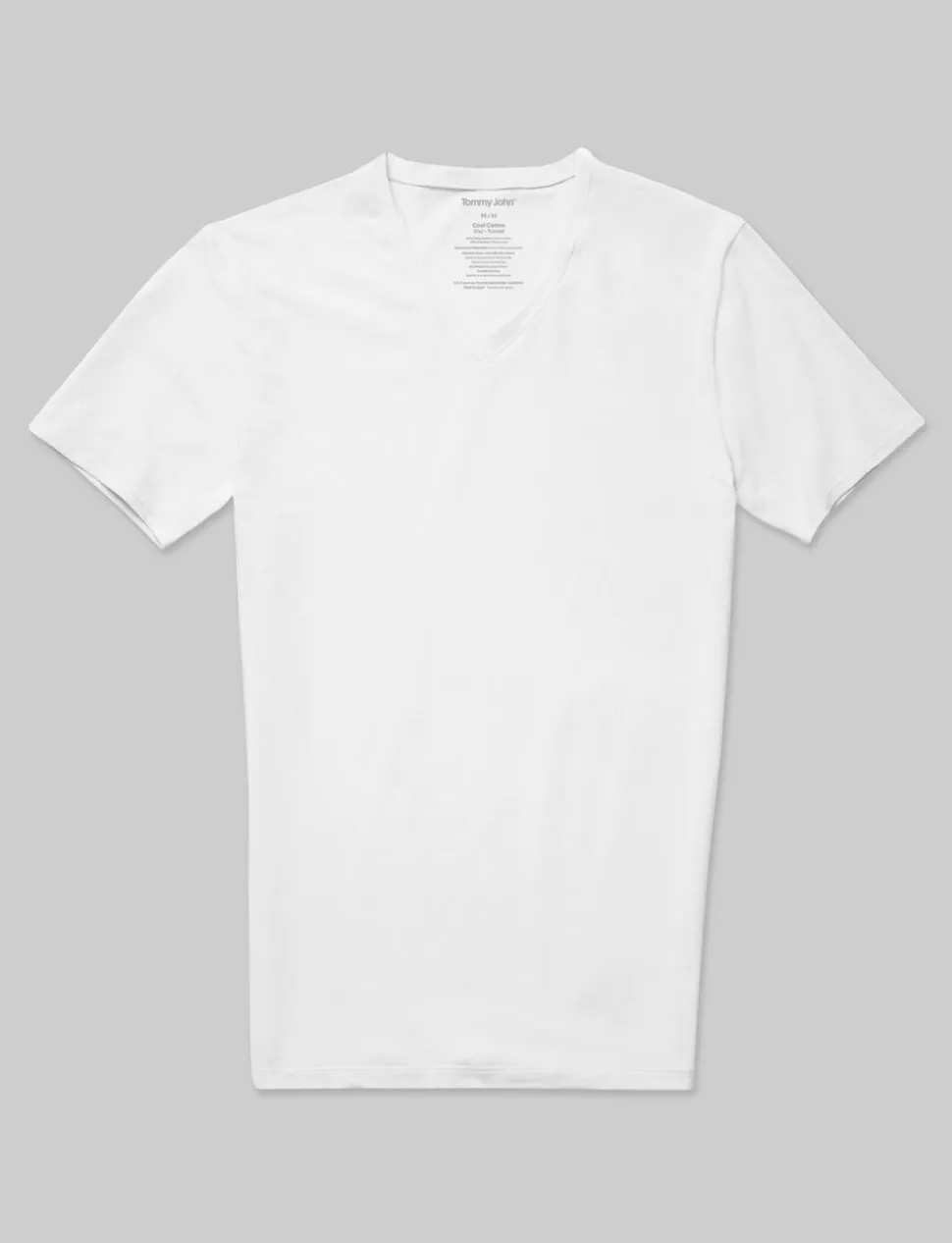 Cool Cotton High V-Neck Stay-Tucked Undershirt (6-Pack)
