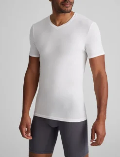 Cool Cotton High V-Neck Stay-Tucked Undershirt (6-Pack)
