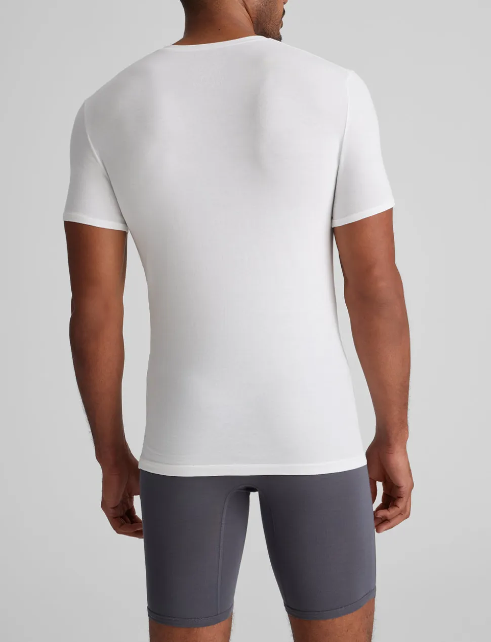 Cool Cotton High V-Neck Stay-Tucked Undershirt (3-Pack)