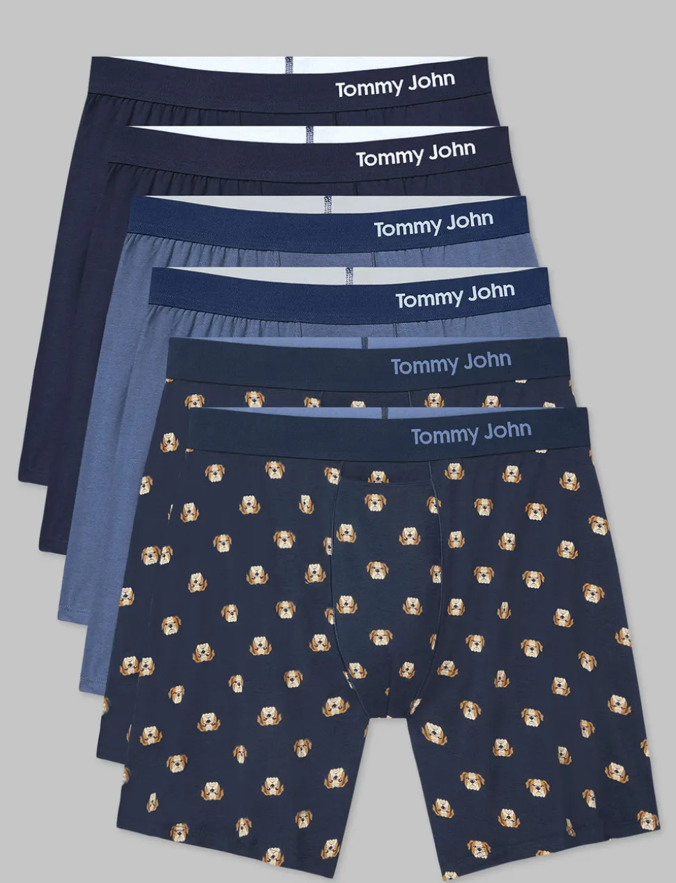 Cool Cotton Relaxed Fit Boxer 6" (3-Pack)