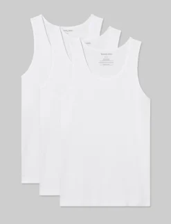 Cool Cotton Rib Tank (3-Pack)