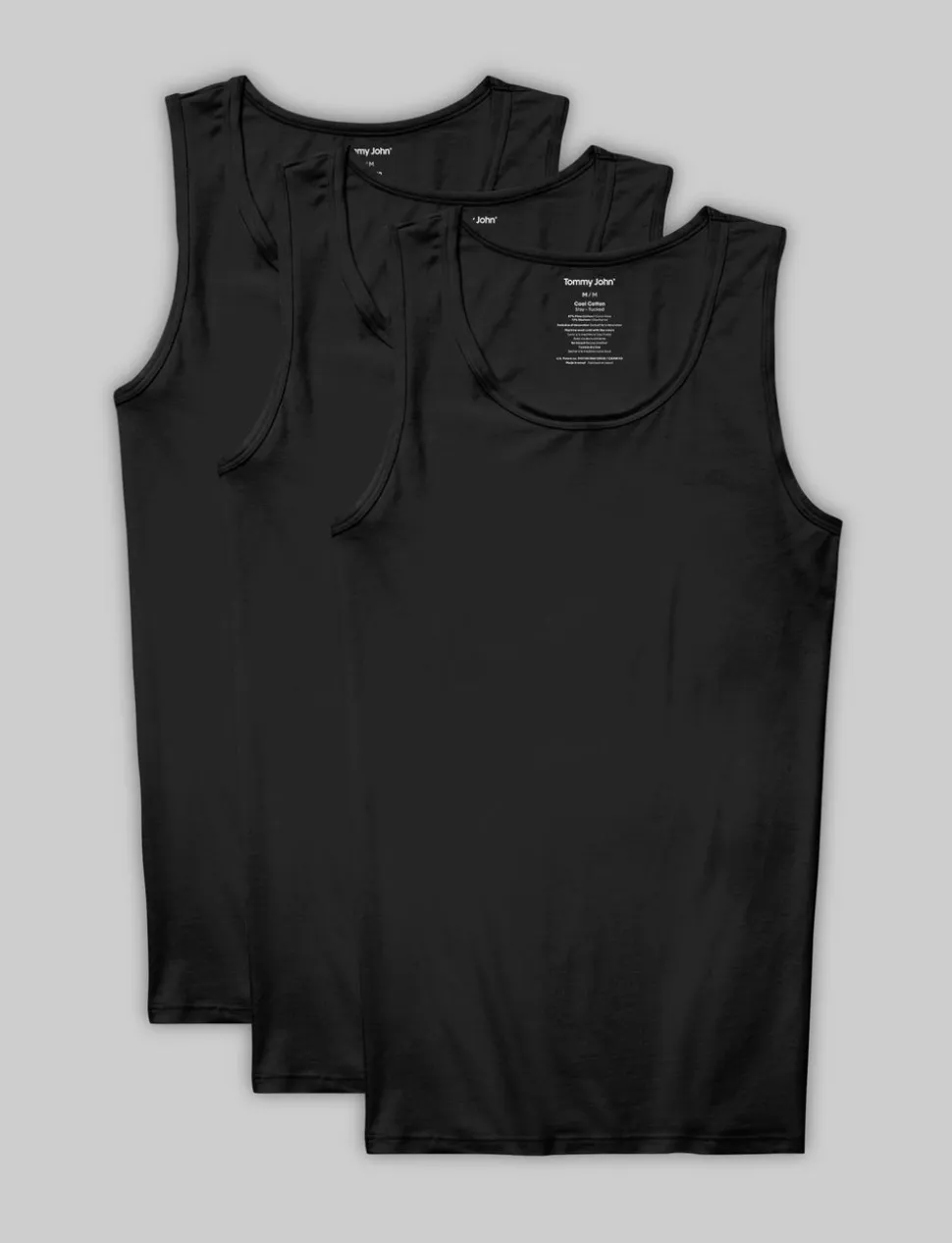 Cool Cotton Tank Stay-Tucked Undershirt (3-Pack)