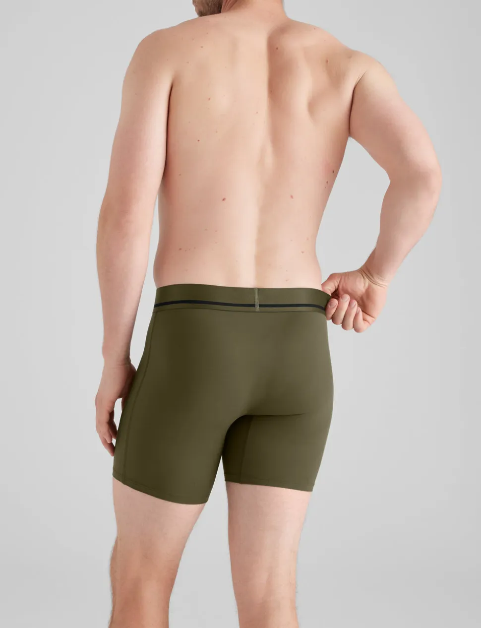 DriComfort® Mid-Length Boxer Brief 6"