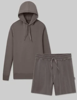 Luxe Traveler Knit Hoodie & Short Set