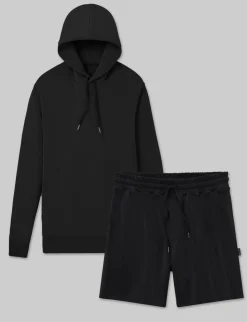 Luxe Traveler Knit Hoodie & Short Set