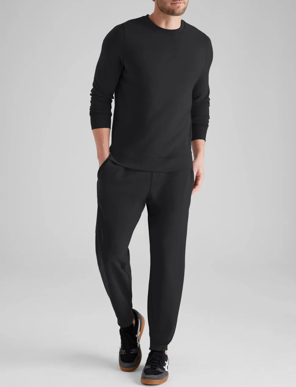 Luxe Traveler Knit Long Sleeve Crew & Jogger Set