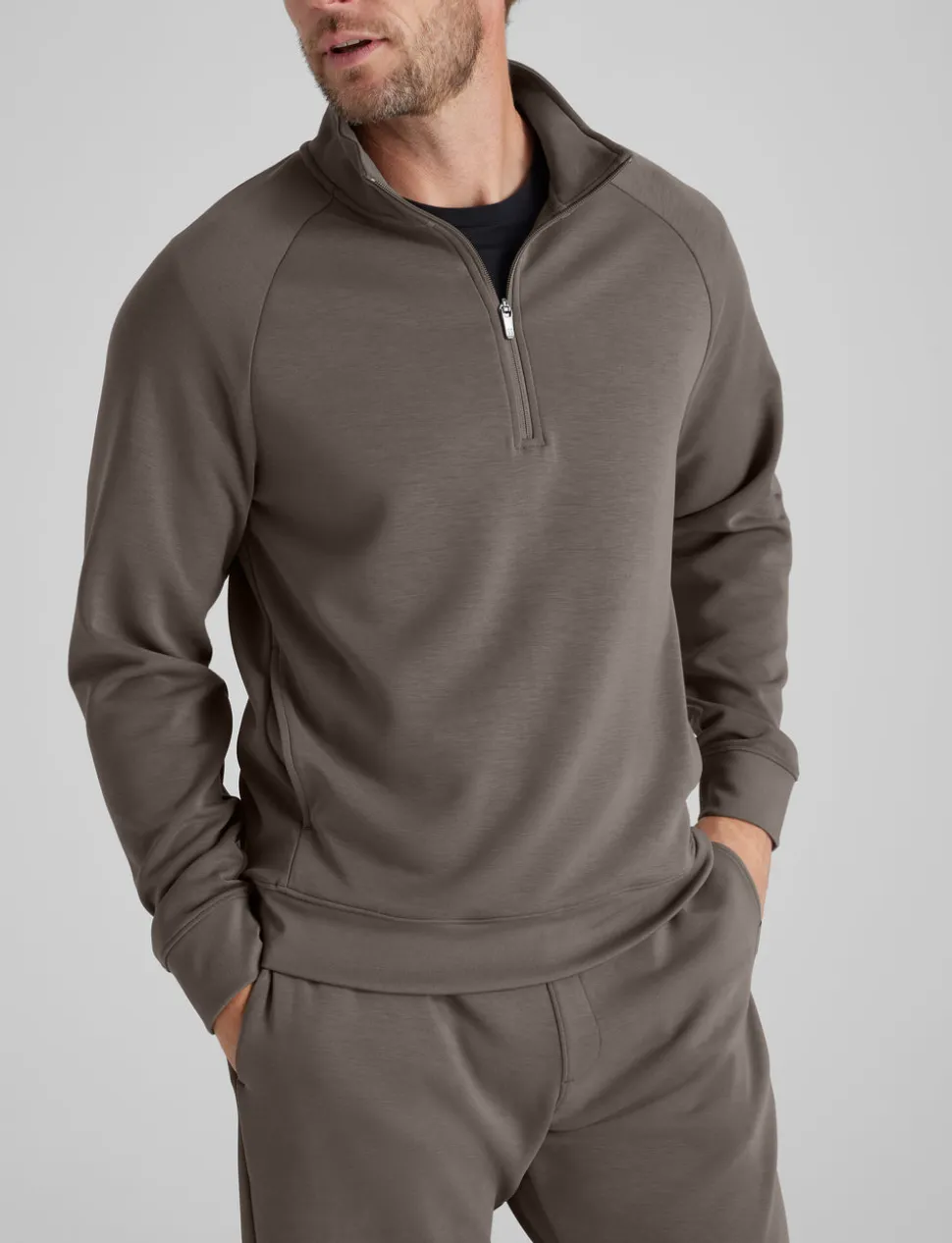 Luxe Traveler Knit Quarter Zip & Jogger Set