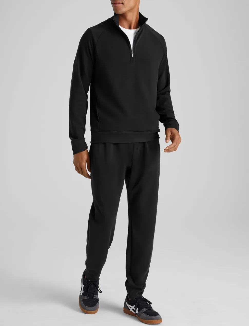 Luxe Traveler Knit Quarter Zip & Jogger Set