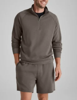 Luxe Traveler Knit Quarter Zip & Short Set
