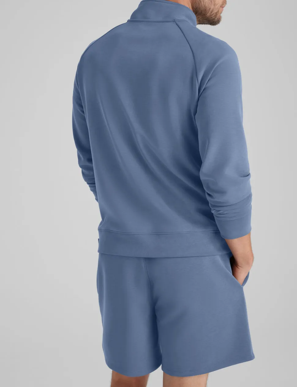 Luxe Traveler Knit Quarter Zip & Short Set