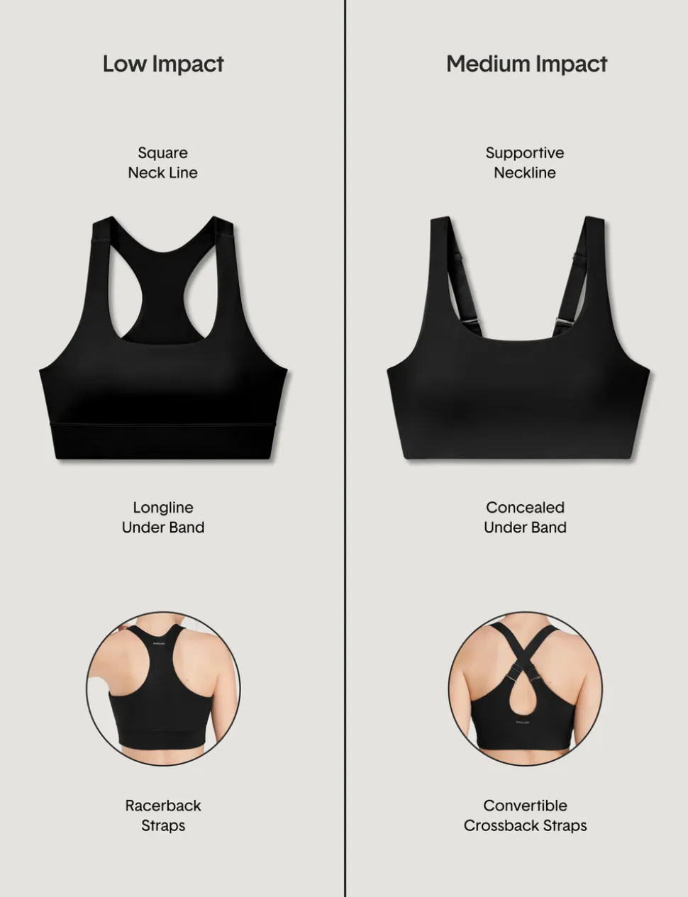 Medium Impact Adjustable Sports Bra