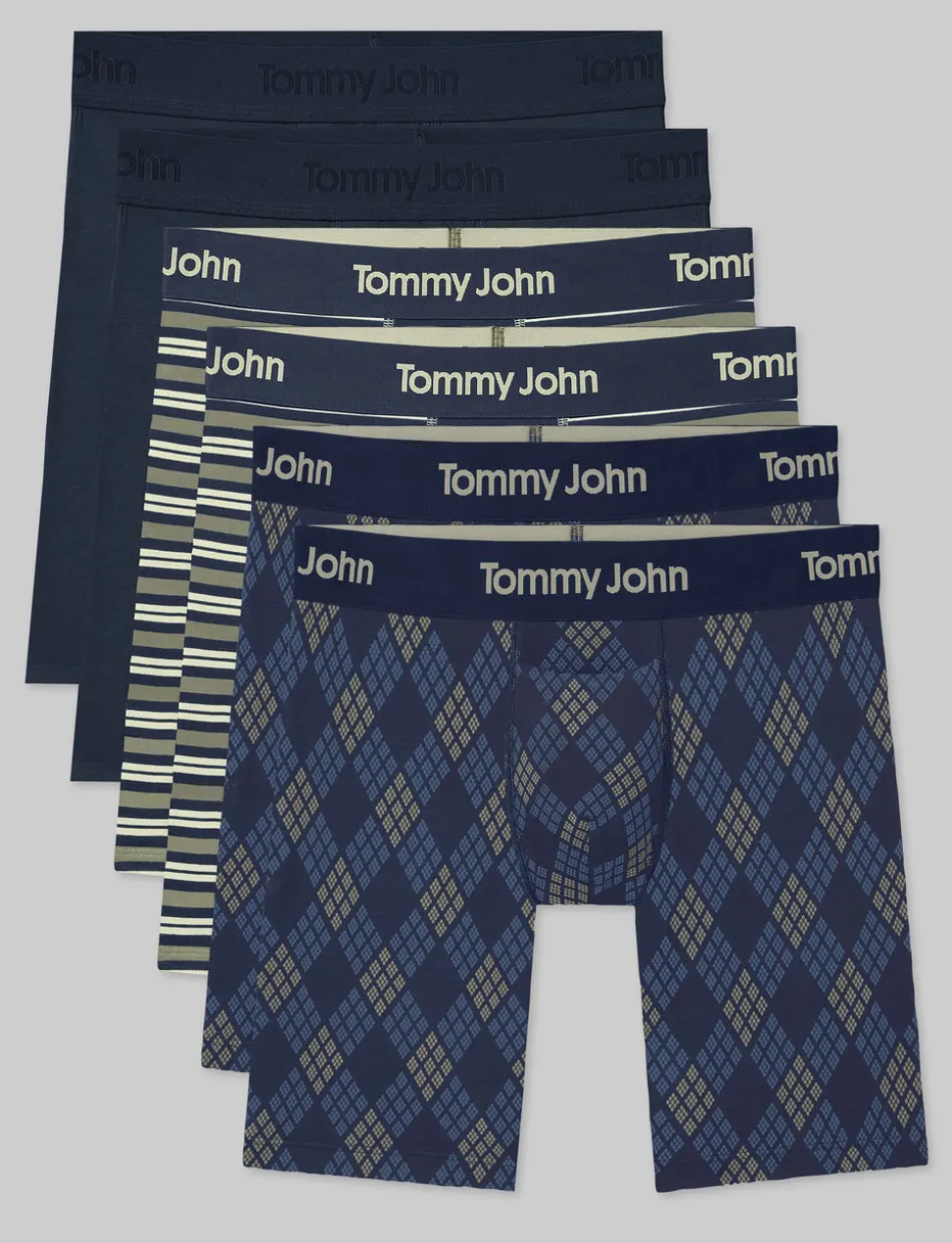 Second Skin Boxer Brief 8" (6-Pack)