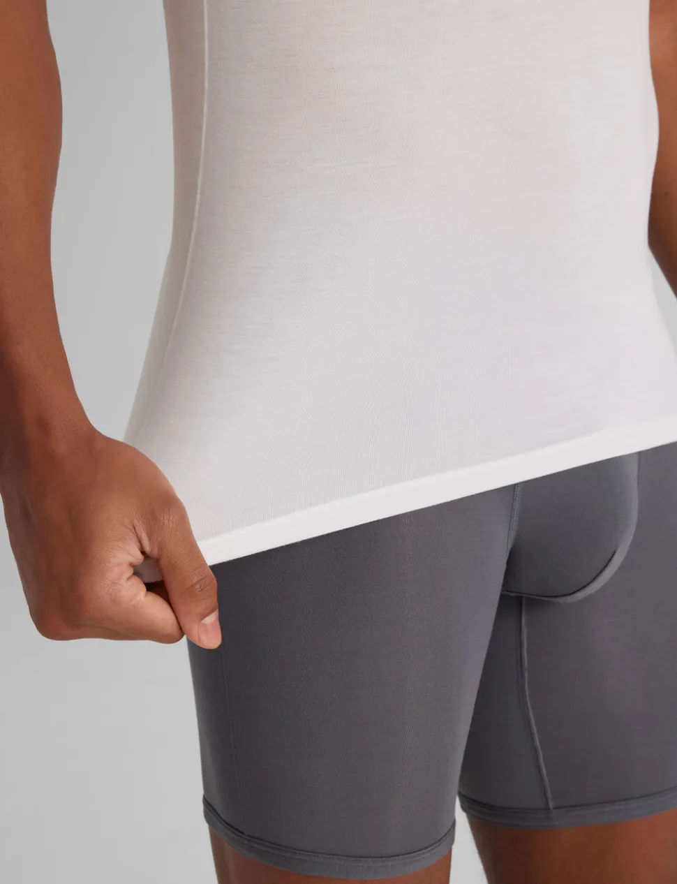Second Skin Crew Neck Stay-Tucked Undershirt