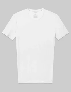 Second Skin Crew Neck Stay-Tucked Undershirt