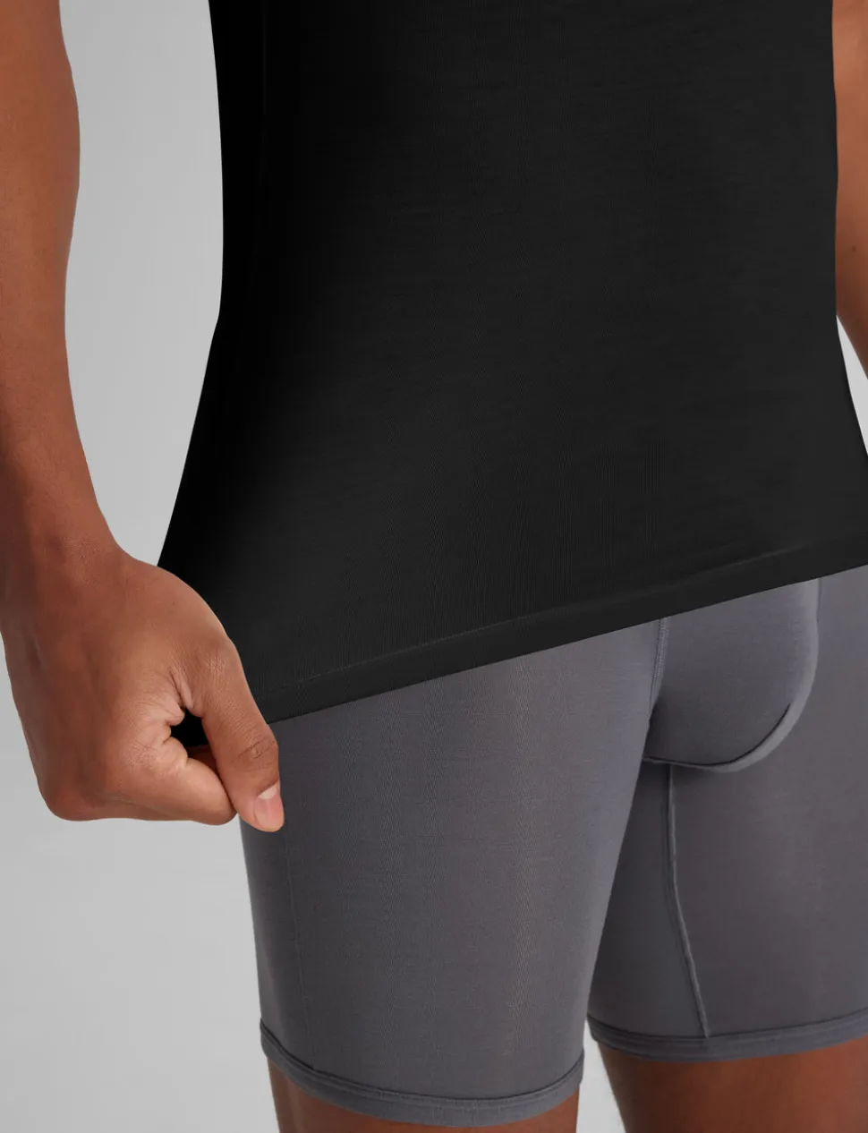 Second Skin Crew Neck Stay-Tucked Undershirt