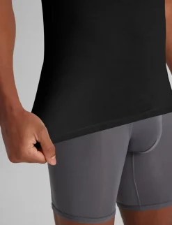 Second Skin Crew Neck Stay-Tucked Undershirt (3-Pack)