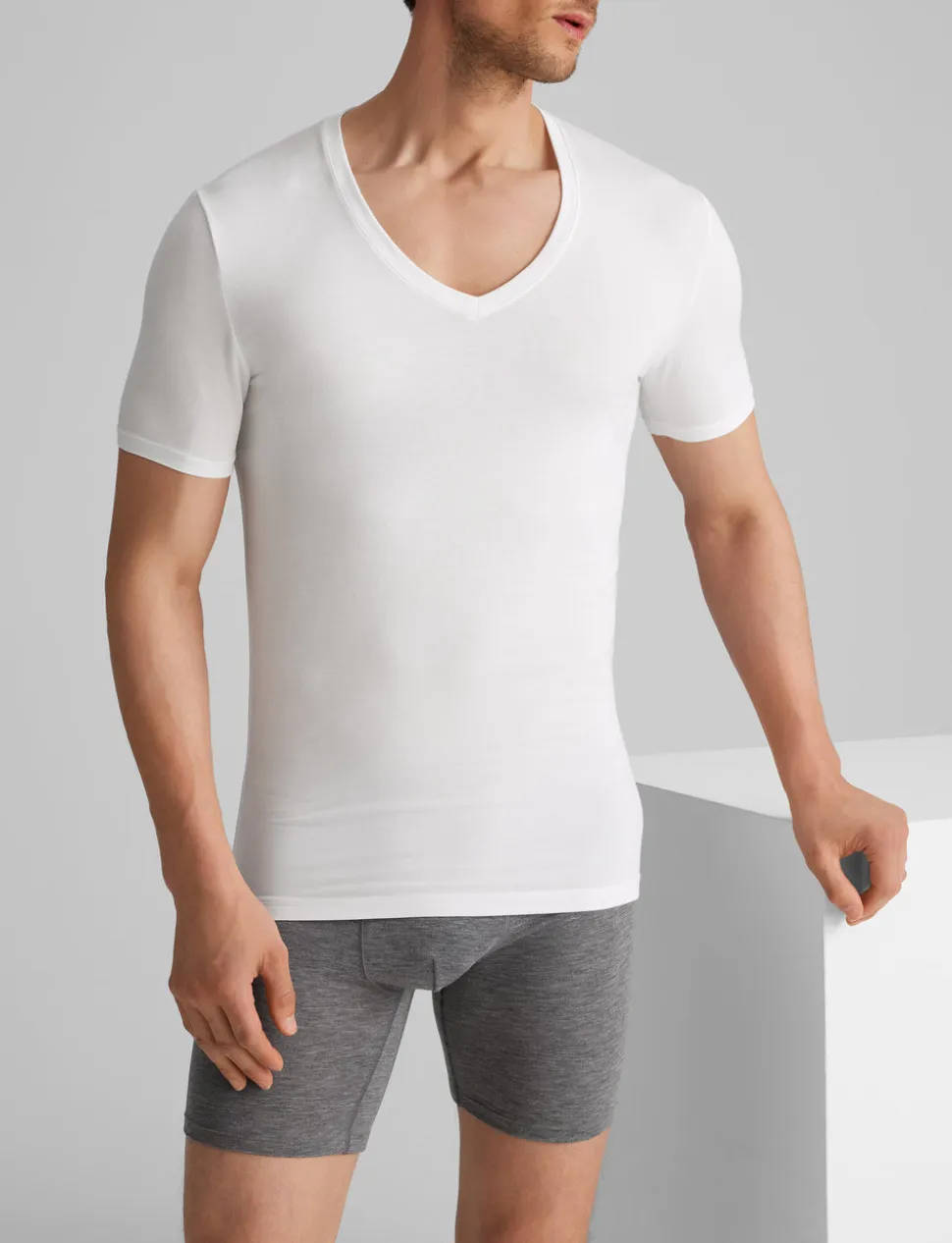 Second Skin Deep V-Neck Stay-Tucked Undershirt