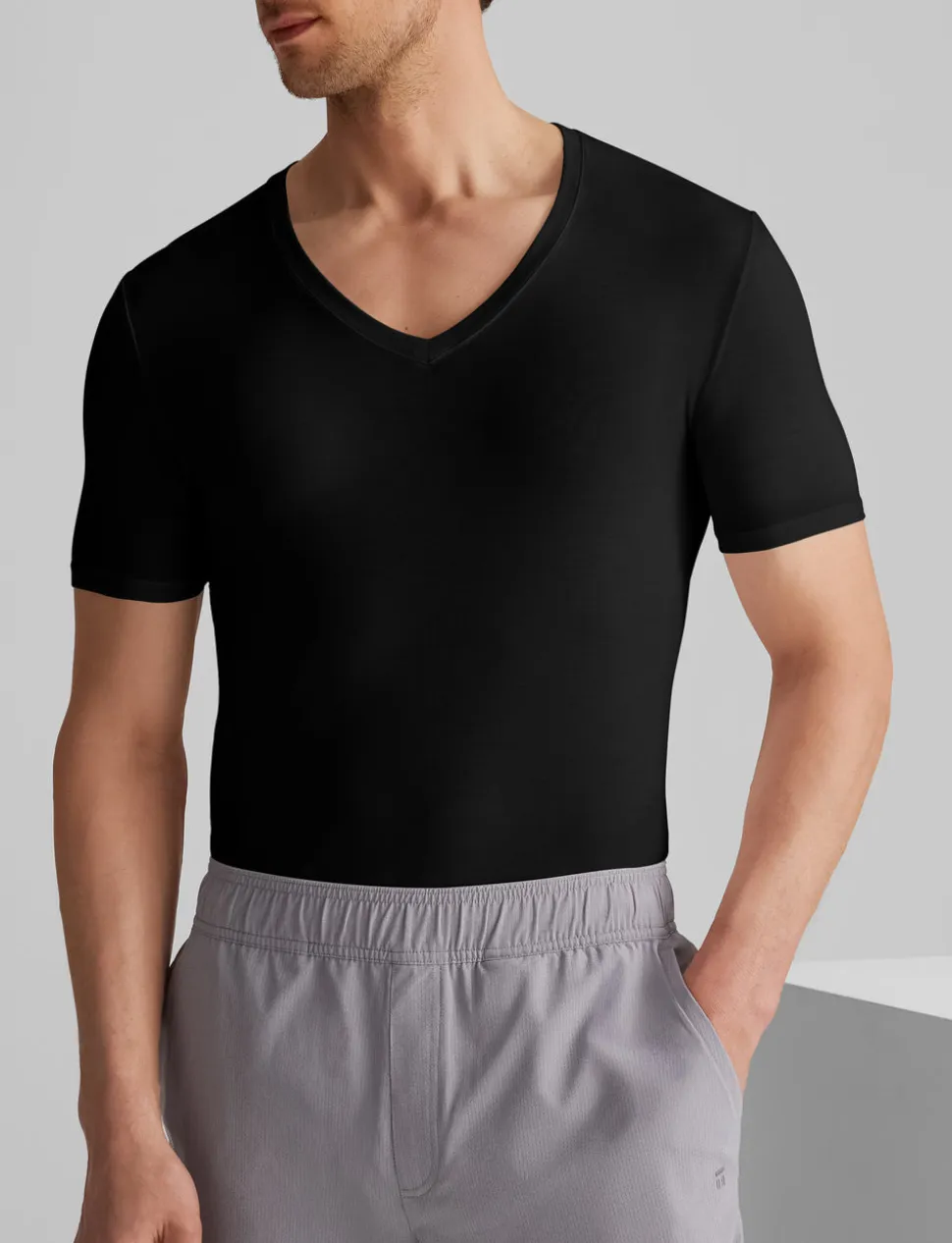 Second Skin Deep V-Neck Stay-Tucked Undershirt