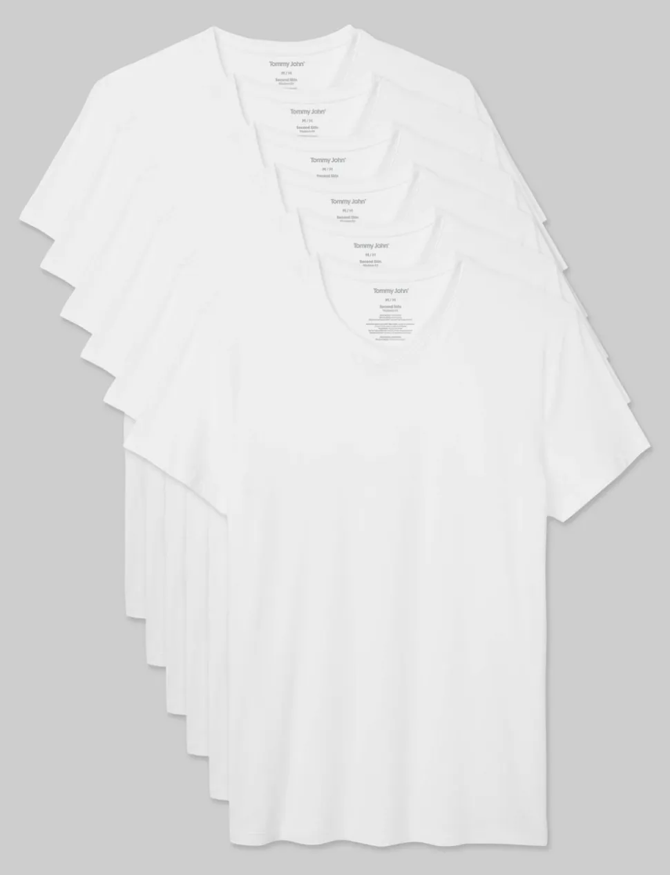 Second Skin High V-Neck Modern Fit Undershirt (3-Pack)