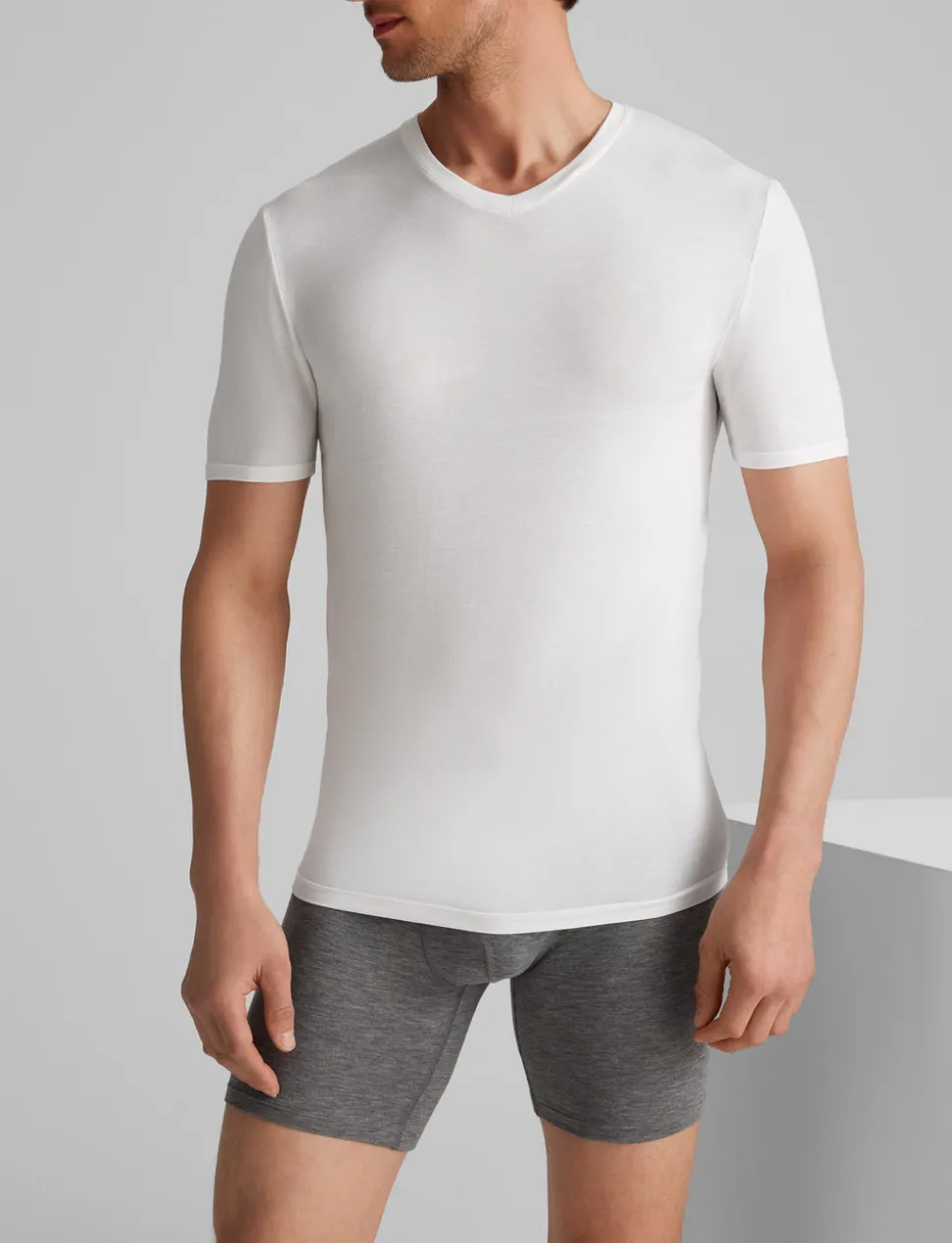 Second Skin High V-Neck Stay-Tucked Undershirt (6-Pack)