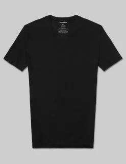 Second Skin High V-Neck Stay-Tucked Undershirt (3-Pack)