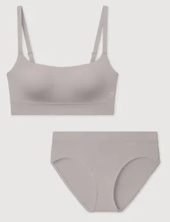 Second Skin Light Support Bra & Brief Set