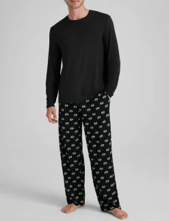 Second Skin Long Sleeve Sleep Tee & Pant Set