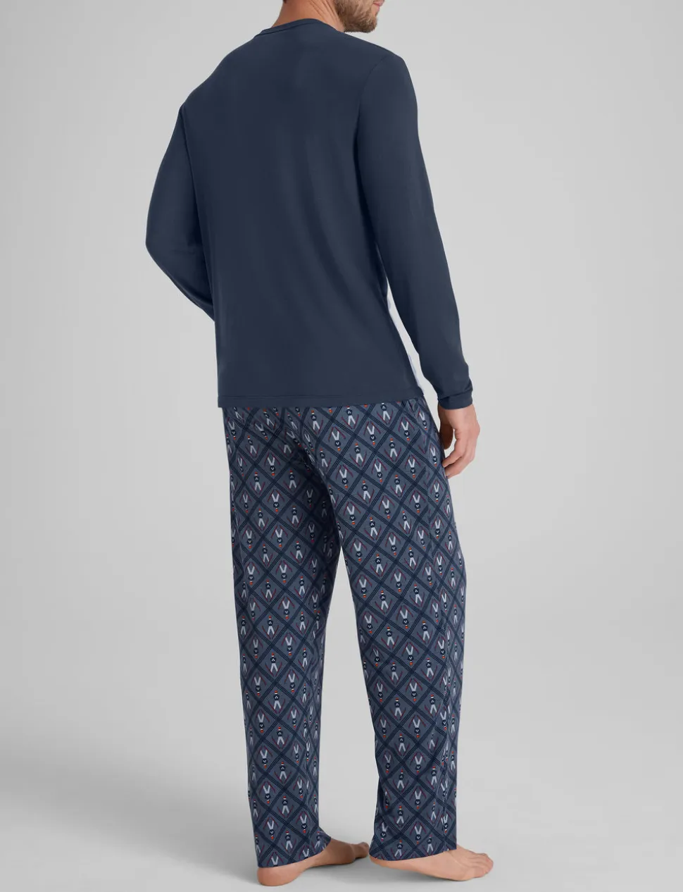 Second Skin Long Sleeve Sleep Tee & Pant Set