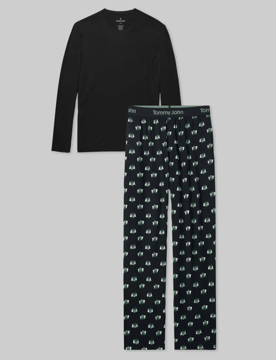 Second Skin Long Sleeve Sleep Tee & Pant Set