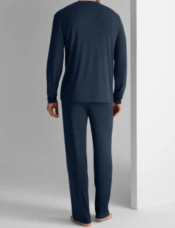 Second Skin Long Sleeve Sleep Tee & Pant Set