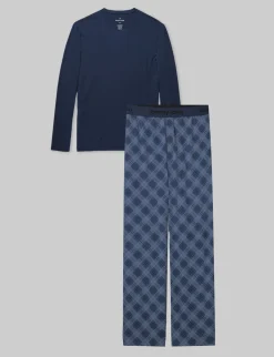 Second Skin Long Sleeve Sleep Tee & Pant Set