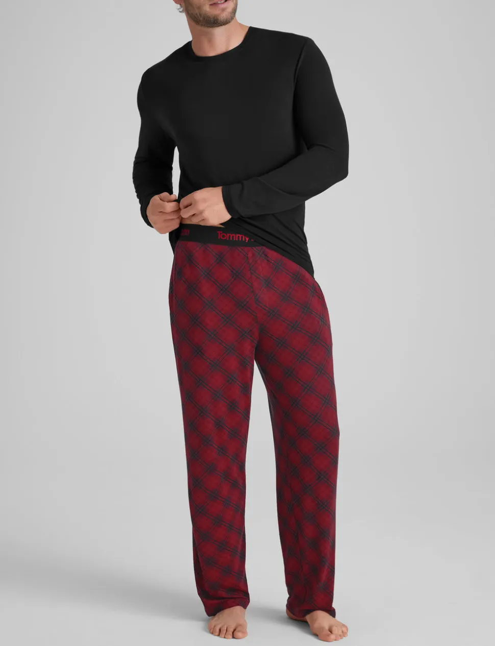 Second Skin Long Sleeve Sleep Tee & Pant Set