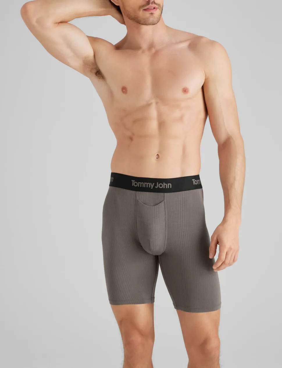 Second Skin Luxe Rib Boxer Brief 8" (6-Pack)