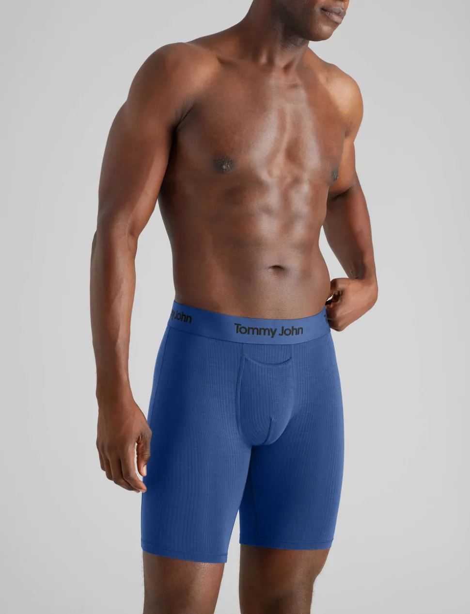 Second Skin Luxe Rib Boxer Brief 8" (3-Pack)