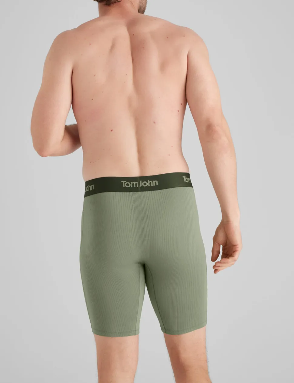 Second Skin Luxe Rib Boxer Brief 8" (3-Pack)