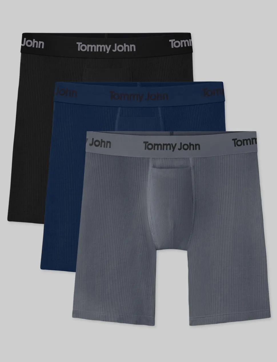 Second Skin Luxe Rib Boxer Brief 8"