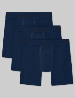 Second Skin Luxe Rib Mid-Length Boxer Brief 6