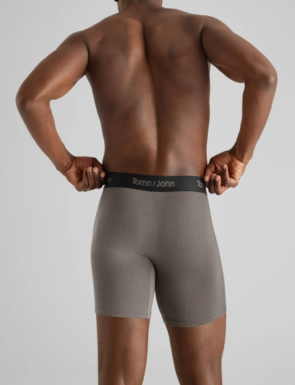 Second Skin Luxe Rib Mid-Length Boxer Brief 6" (6-Pack)