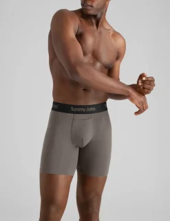 Second Skin Luxe Rib Mid-Length Boxer Brief 6