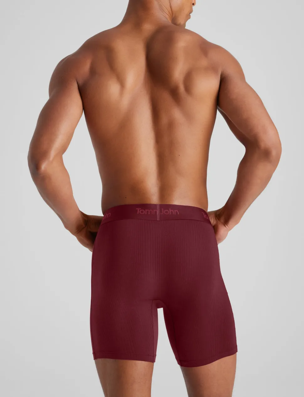 Second Skin Luxe Rib Mid-Length Boxer Brief 6" (6-Pack)