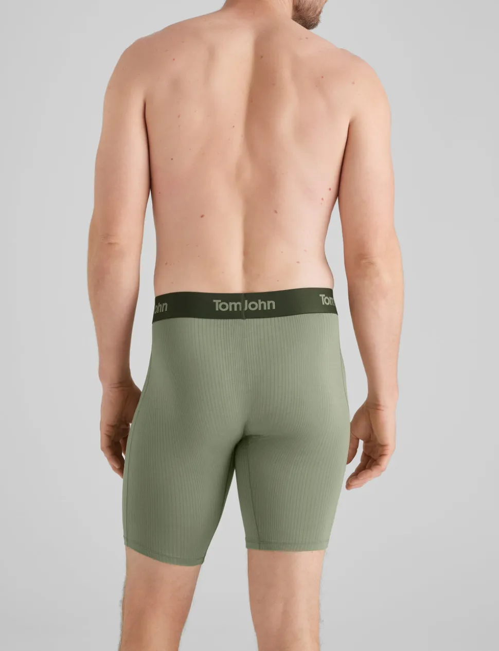 Second Skin Luxe Rib Mid-Length Boxer Brief 6" (3-Pack)